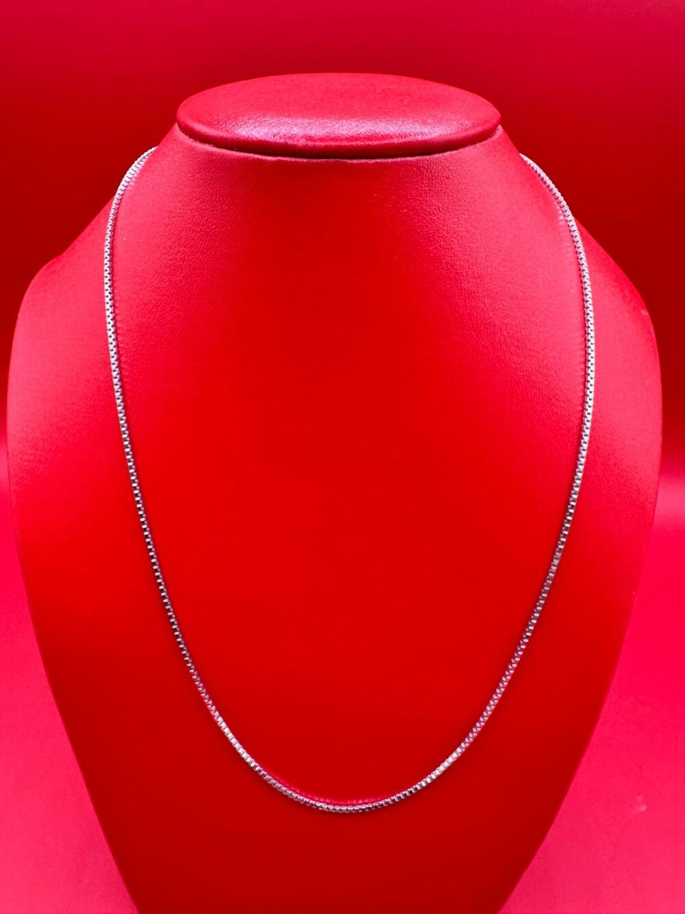 James Avery 20" Sterling SIlver Box Chain Necklace 6.298 grams